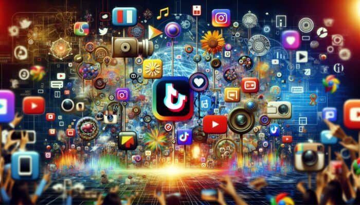 Visual Representation of TikTok, Instagram Reels, and YouTube Shorts Logos with Engaging Video Thumbnails.