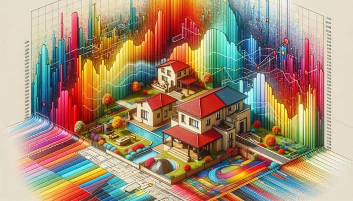 Renting vs Buying Entry Level Property – Which is Better? in Boksburg: A colourful map of Boksburg showing entry-level home prices and economic factors affecting them.
