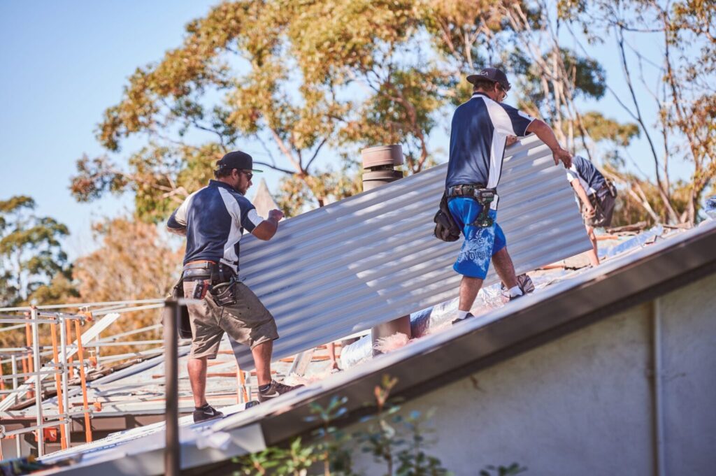 Colourbond roofing project in Charmhaven