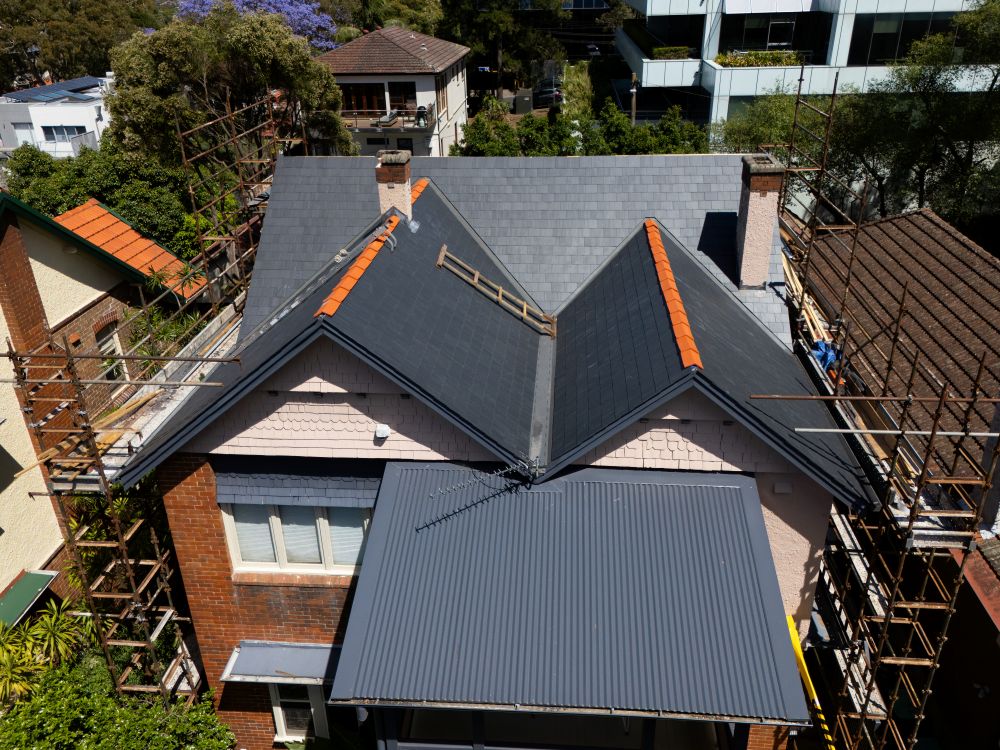 Slate Roof Installation in Lower North Shore, Sydney