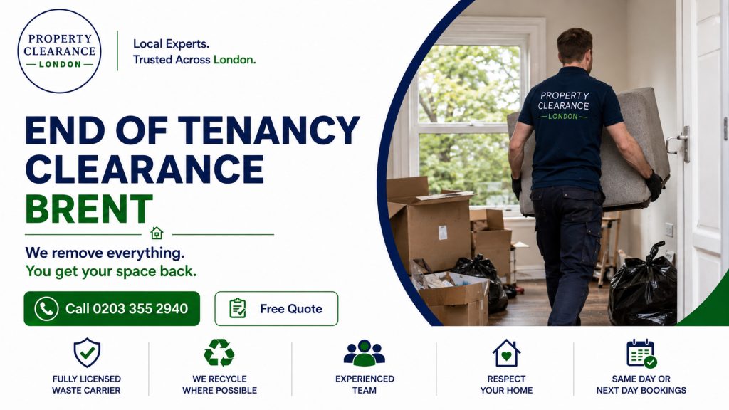 End of Tenancy Clearance Services in Brent: Trusted Options