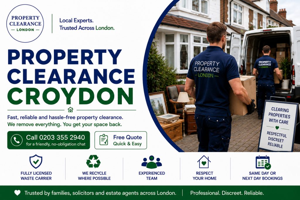 Property Clearance Services in Croydon: Quick and Efficient Help