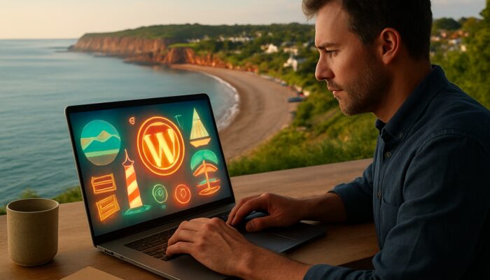 Local designer in Budleigh Salterton crafting custom WordPress plugins inspired by Devon's coastal landscape.